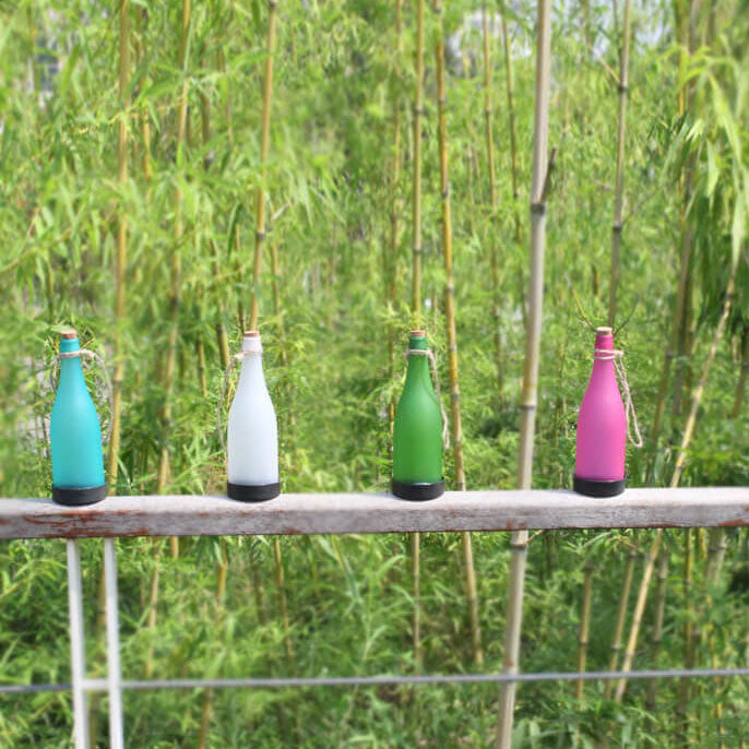 Solar Wine Bottle Lights For Enchanted Evenings
