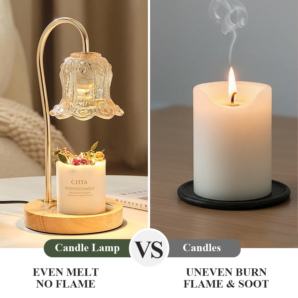 Wax Melter Candle Lamp For Ambient Glow