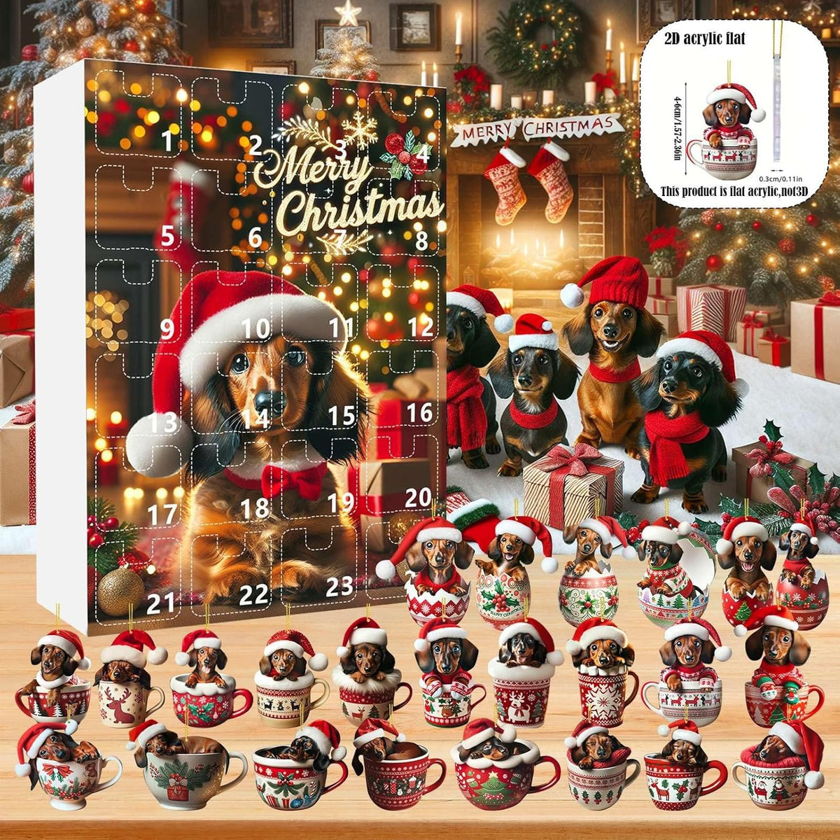 Dachshund Advent Lighting For Festive Character