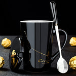Black Zodiac Ceramic Mug For Cosmic Character