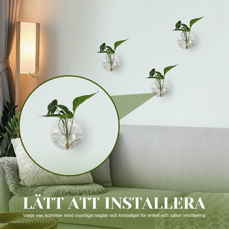 Jarrón de pared FlowerCrest para paredes vivas