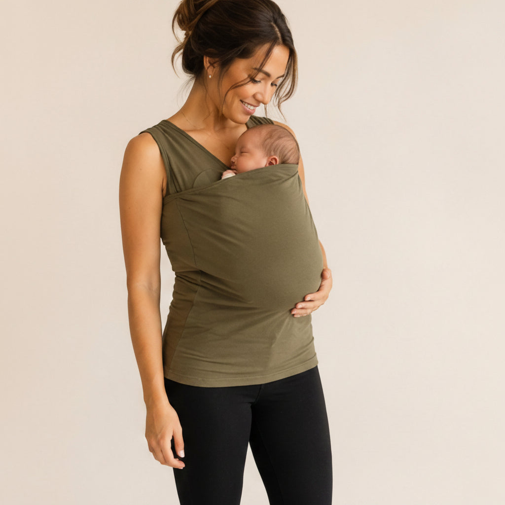 Maglia Bondwear per papà che porta il bambino