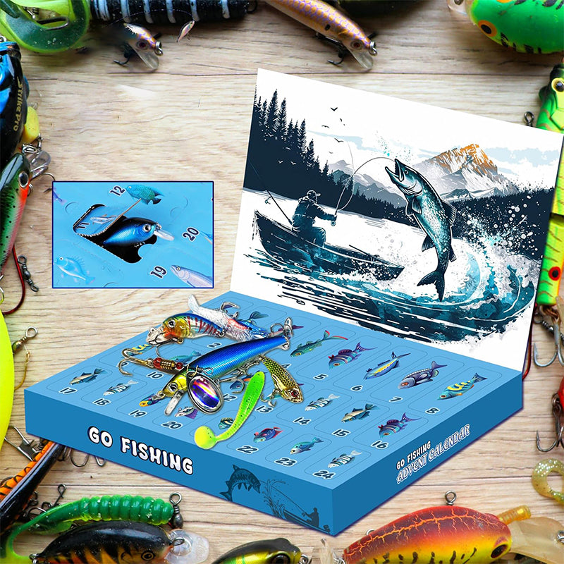 Fishing Rod Advent Calendar With Daily Tackle Surprises