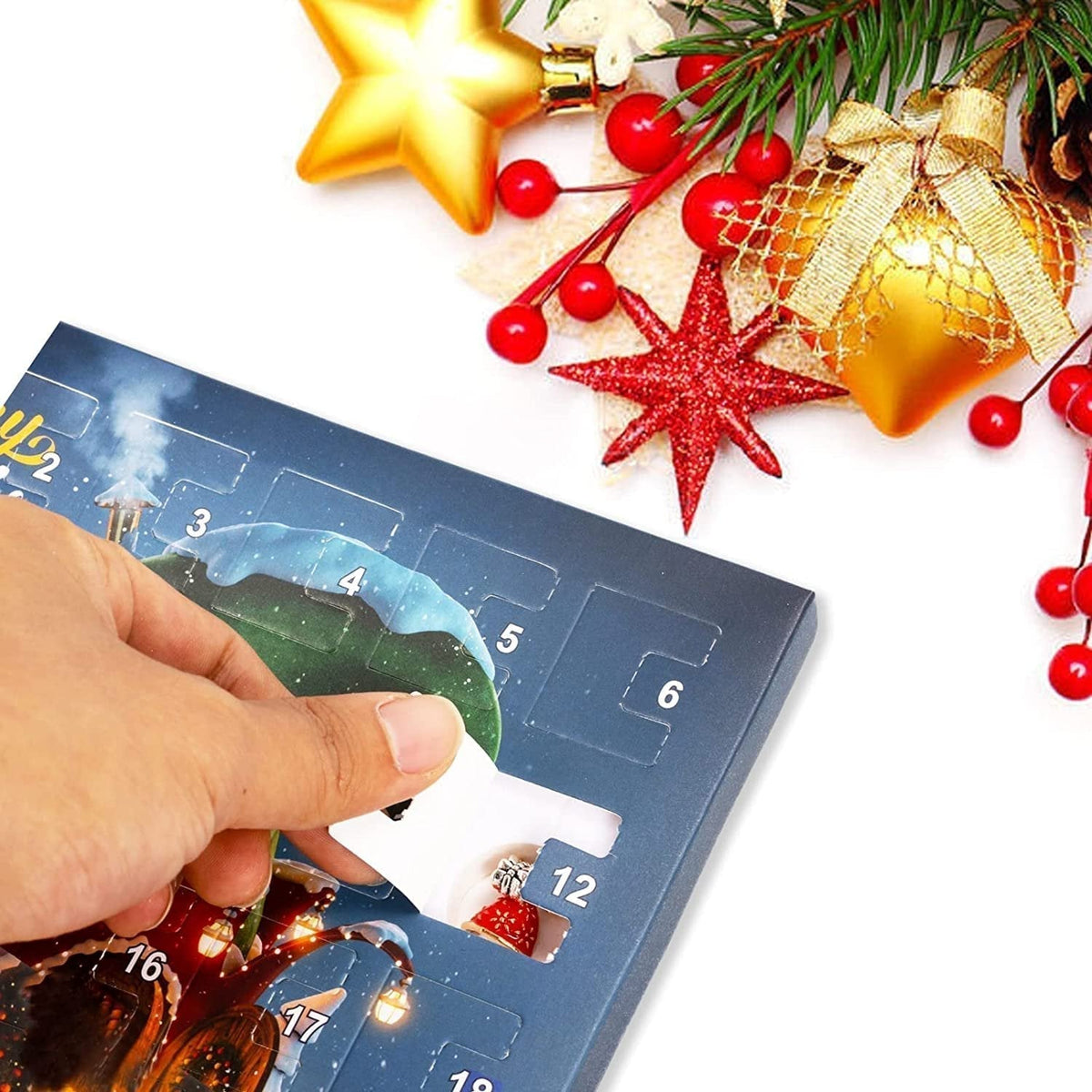 Calendario dell'Avvento Fai-da-Te per Creare Braccialetti Festivi