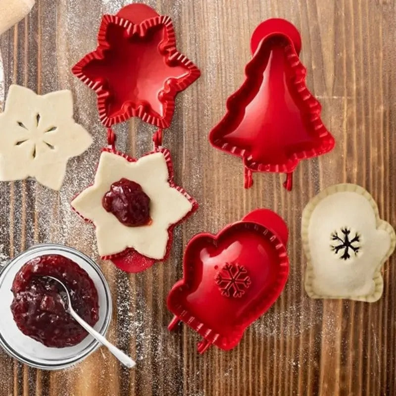 Weihnachtlicher Handkuchen-Macher für festliche Gebäckstücke