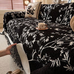 Chenille-Sofahusse für kunstvollen Schutz