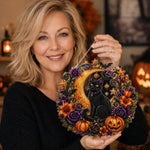 Black Cat Moon Lighting For Haunted Charm