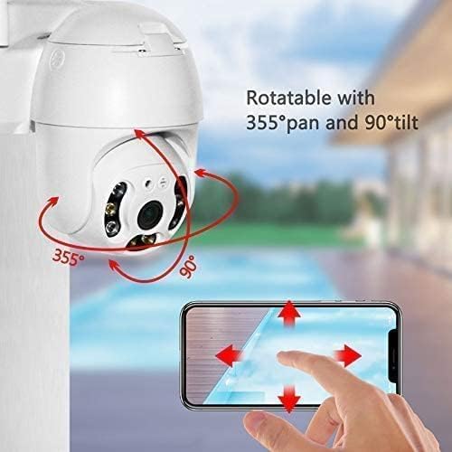 5MP WiFi Outdoor PTZ Dome CCTV-Kamera mit 360° Abdeckung  