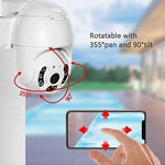 5MP WiFi Outdoor PTZ Dome CCTV-Kamera mit 360° Abdeckung  