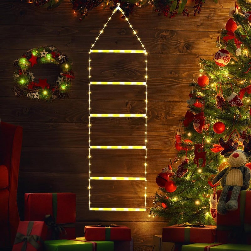 Christmas Ladder Lights For Festive Character