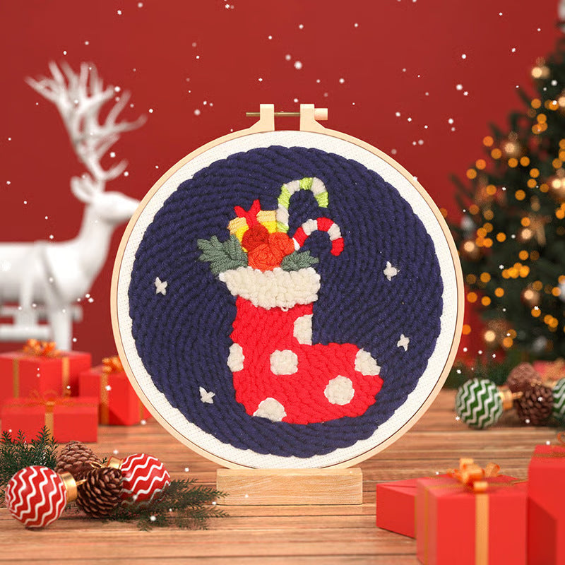 Christmas Embroidery Kit For Heartfelt Decor