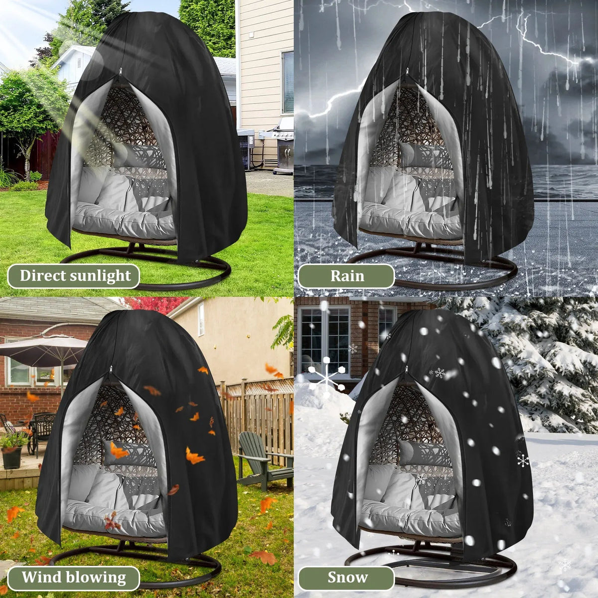 Hanging Chair Cover for All-Season Protection