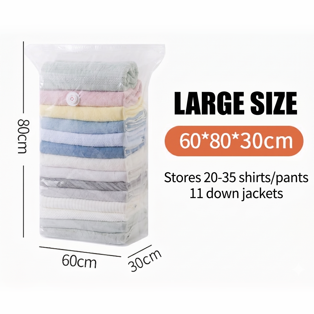 Large Vacuum Storage Compression Bags