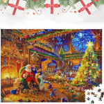 Calendario dell'Avvento Puzzle di Natale per Serate Festive