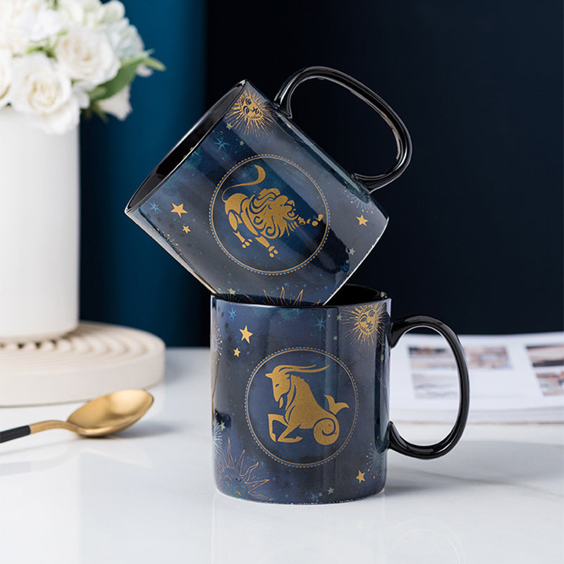 Cobalt Zodiac Mug For Celestial Character