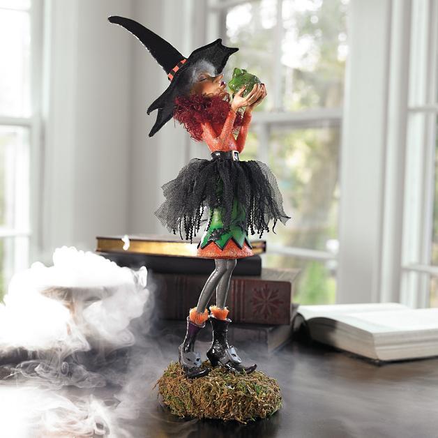 Handmade Witch Figurine With Magical Character
