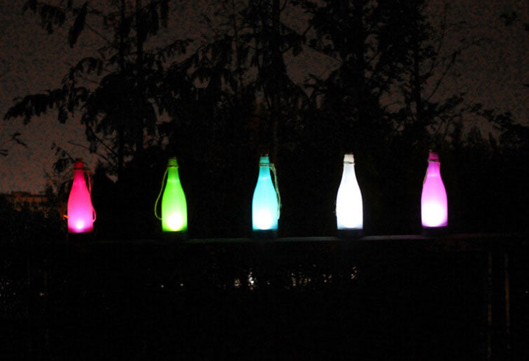 Solar Wine Bottle Lights For Enchanted Evenings