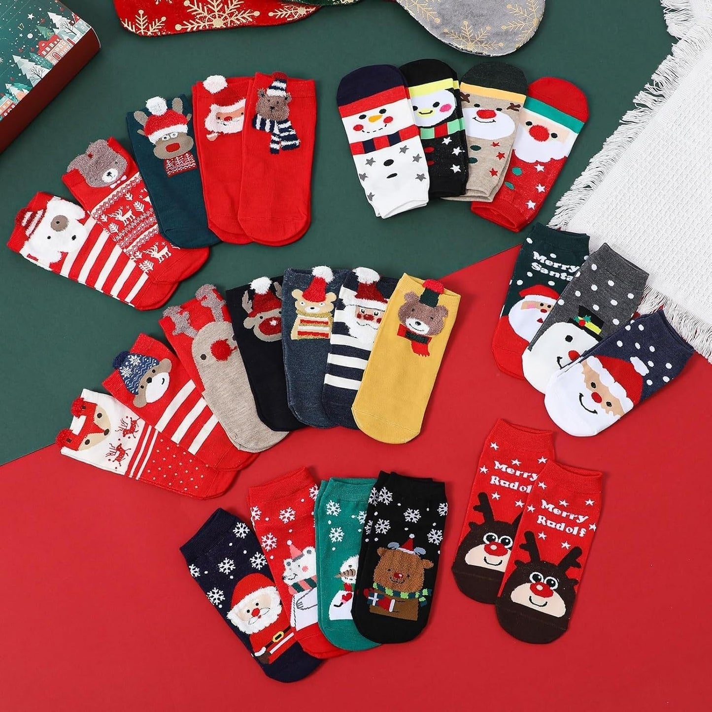 Christmas Stocking Advent Calendar With Festive Charm