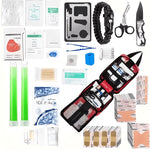 Versatile Outdoor Emergency Kit Compatible with MOLLE System, This Survival First Aid Set Is a Must-Have for Camping, Hunting, Hiking, And Fishing. A Universal Emergency Gear Suitable for Both Men And Women, It Makes a Practical Gift Option