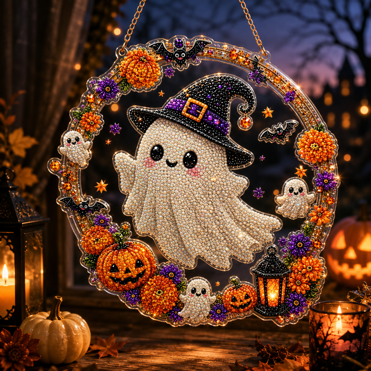 Black Cat Moon Lighting For Haunted Charm