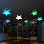 Luci ornamentali a stella colorate per un bagliore festivo