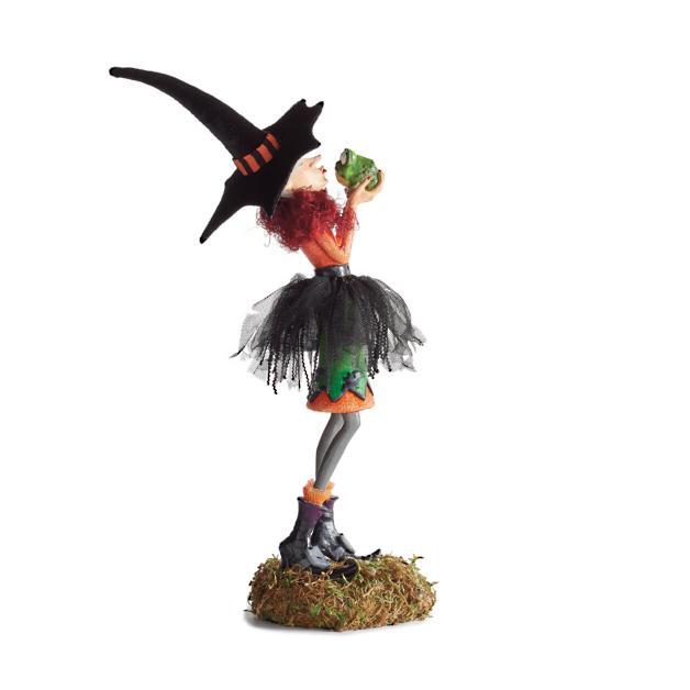 Handmade Witch Figurine With Magical Character