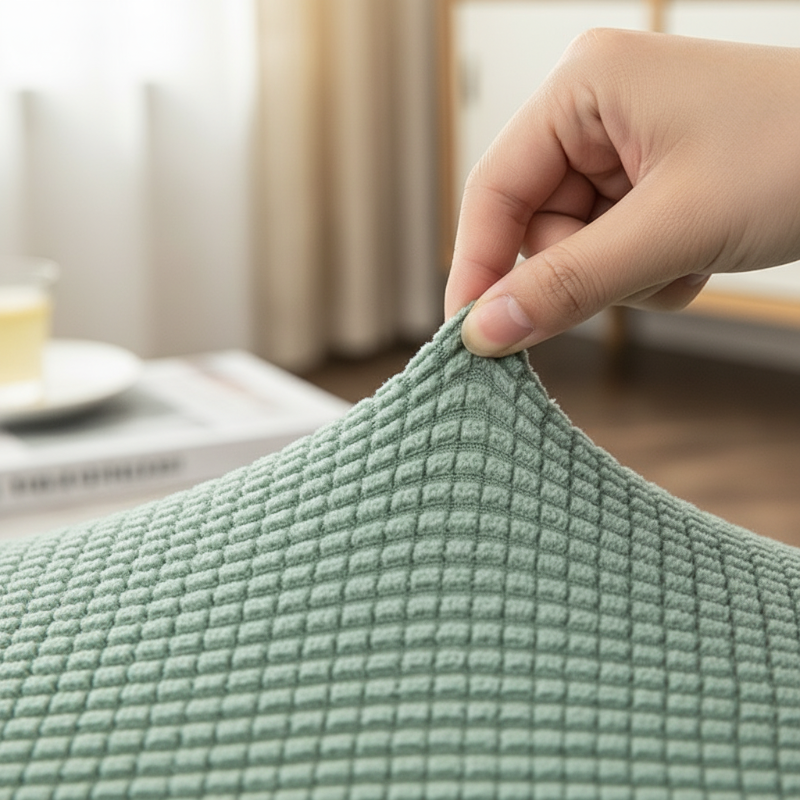 Copertura elasticizzata per divano per un rinnovo fresco della stanza