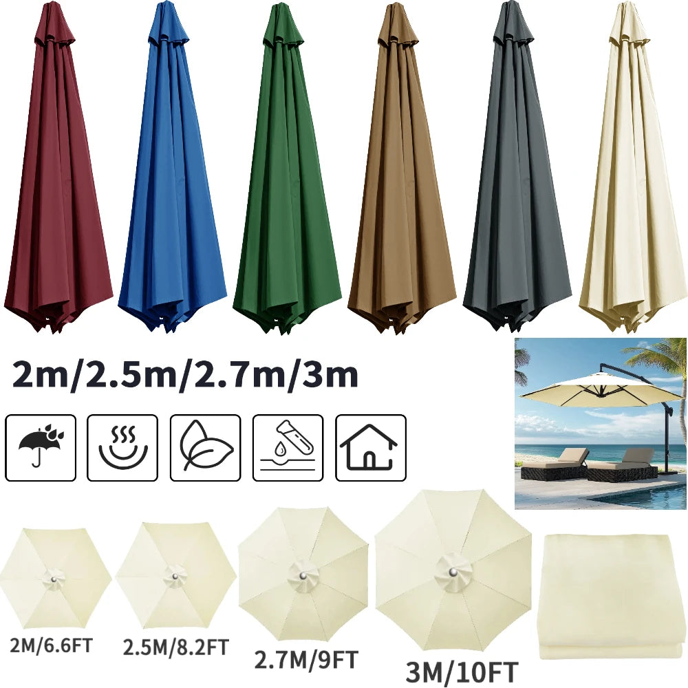 Outdoor Umbrella Canopy Cover For Patio Refresh