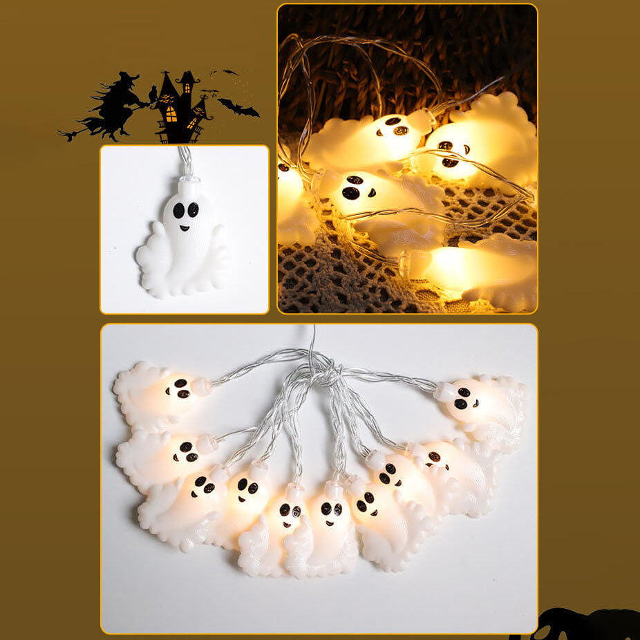 Ghost Table String Light With Playful Glow