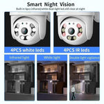 5MP WiFi Outdoor PTZ Dome CCTV-Kamera mit 360° Abdeckung  