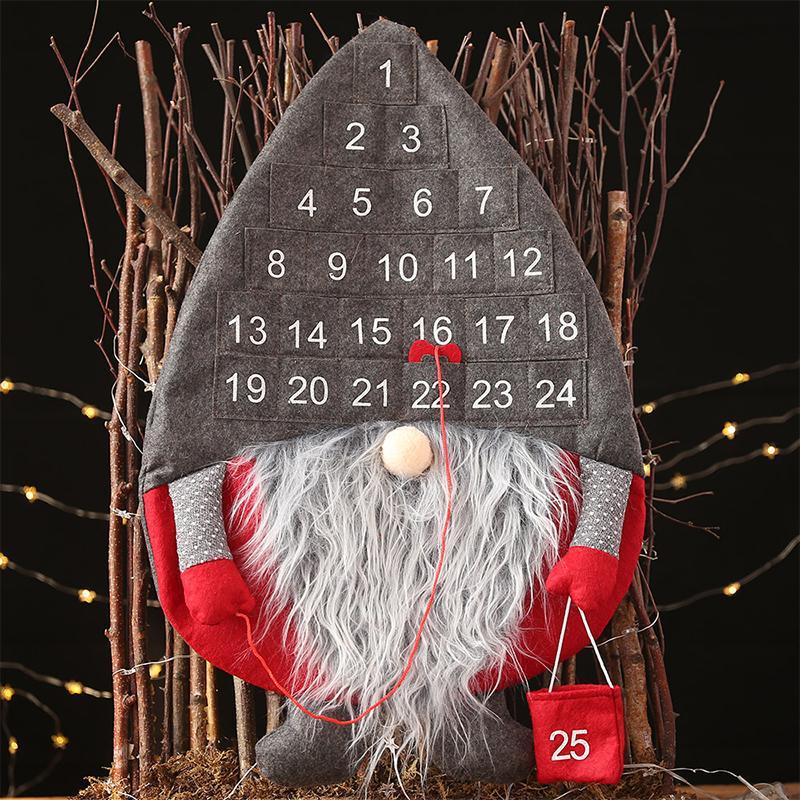 Santa Pendant Advent Calendar For Festive Charm