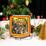 3D-Weihnachtshauslicht für festliche Stimmung