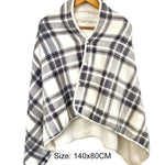 USB Heated Shawl Blanket For Instant Warmth