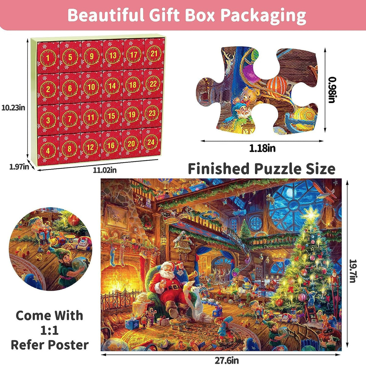 Christmas Puzzle Advent Calendar For Festive Fun