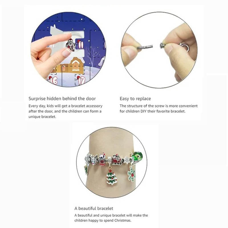 DIY-Advent-Armbandkalender mit festlichem Charme