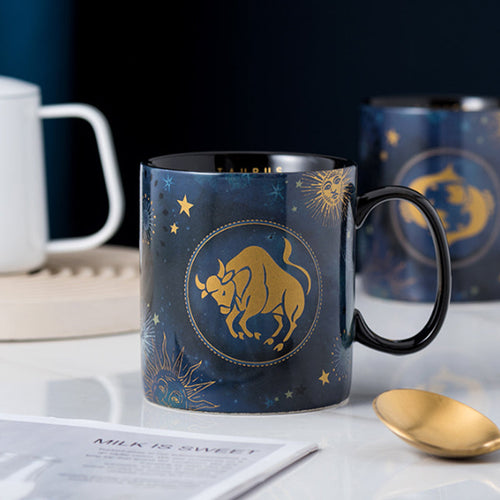 Cobalt Zodiac Mug For Celestial Character