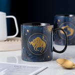 Cobalt Constellation Mug With Celestial Charm