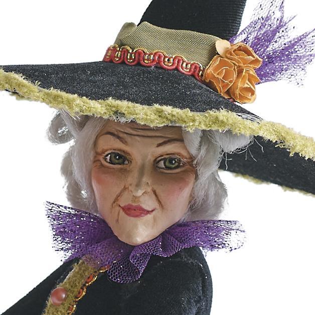 Handmade Witch Figurine With Magical Character