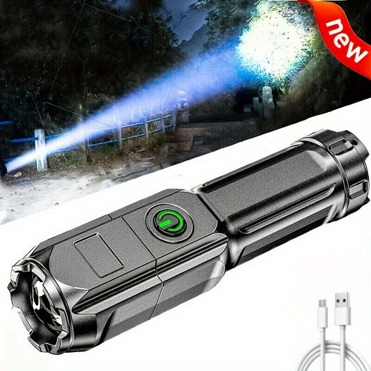 Rechargeable LED Flashlight with Zoom