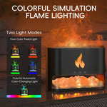Himalayan Salt Fireplace Lamp For Cozy Glow