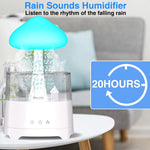 Mushroom Waterfall Lamp for Calming Ambience