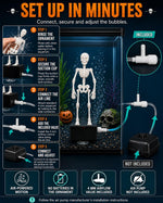 Dancing Skeleton Toy For Lively Aquarium Scenes