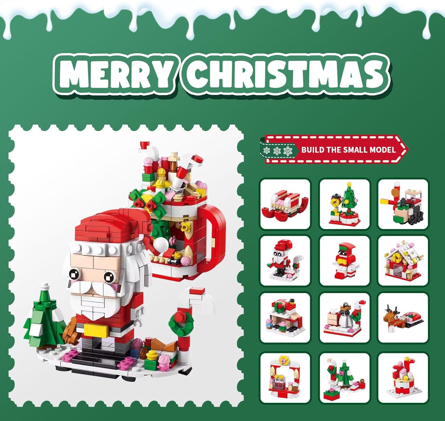 Christmas Blocks Table For Festive Countdown