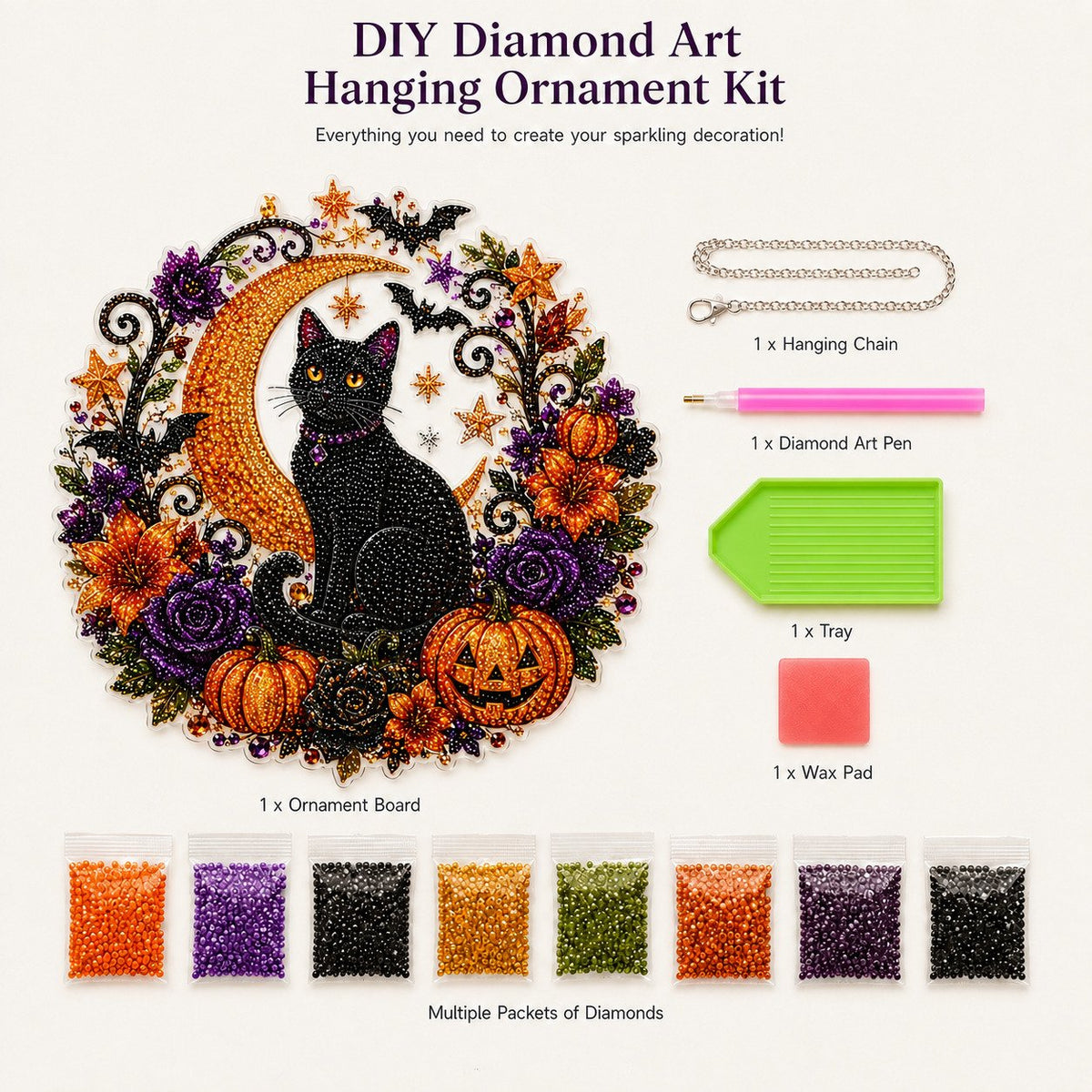 Black Cat Moon Lighting For Haunted Charm