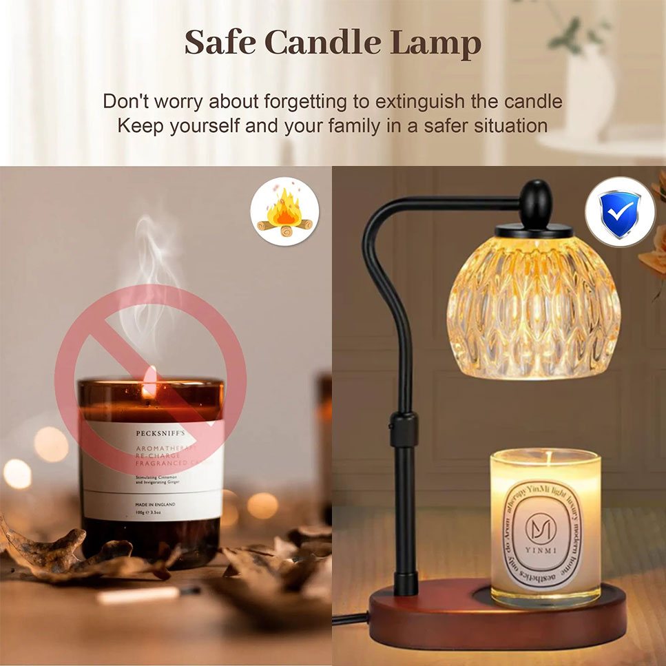 Adjustable Candle Warmer Lamp For Cozy Ambience