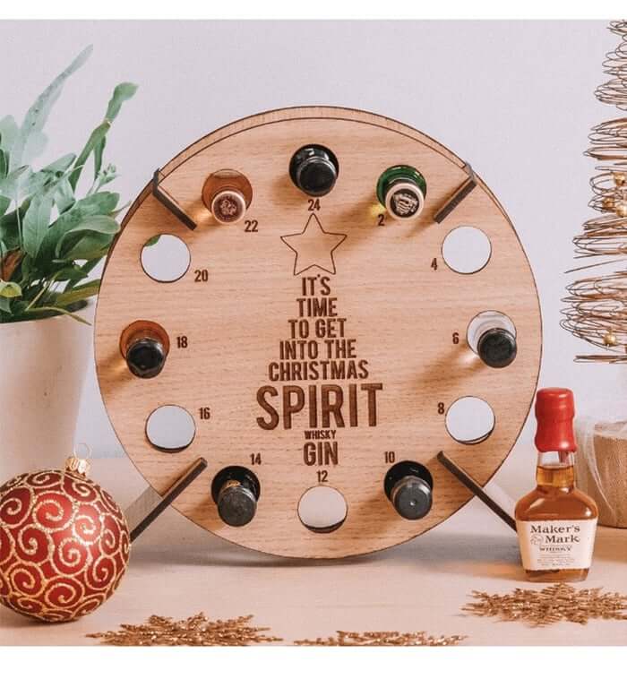 Wooden Advent Calendar Tree For Festive Surprises