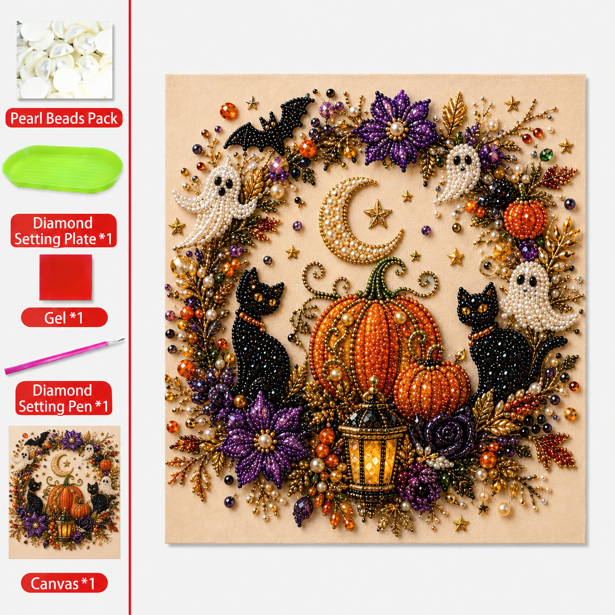 Halloween Pearl Art Lighting Kit For Spooky Charm
