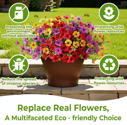 Artificial Flowering Plants With Lasting Charm