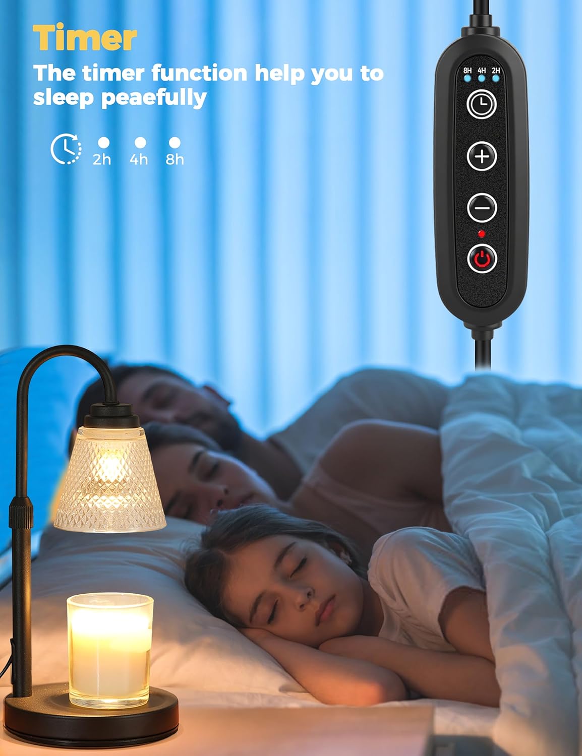 Lotus Candle Warmer Lamp for Flame-Free Ambience