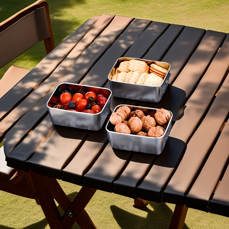 Stainless Steel Food Storage Set For Tidy Spaces
